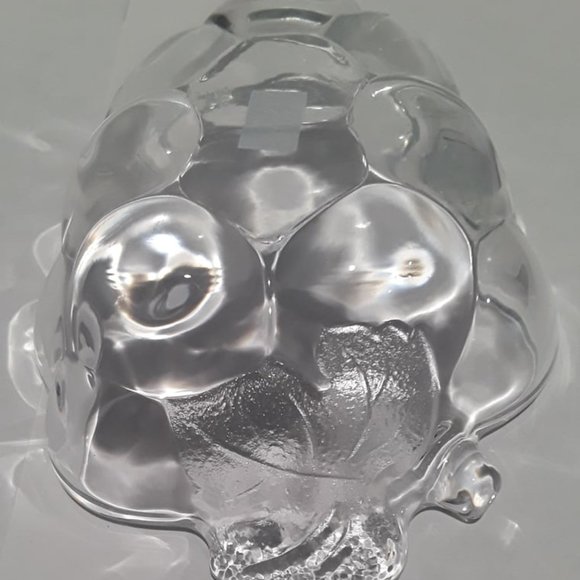 VINTAGE STUDIO NOVA NATURE'S HARVEST MIKASA CRYSTAL NEW GLASS BOWL - CANDY DISH - Picture 3 of 3